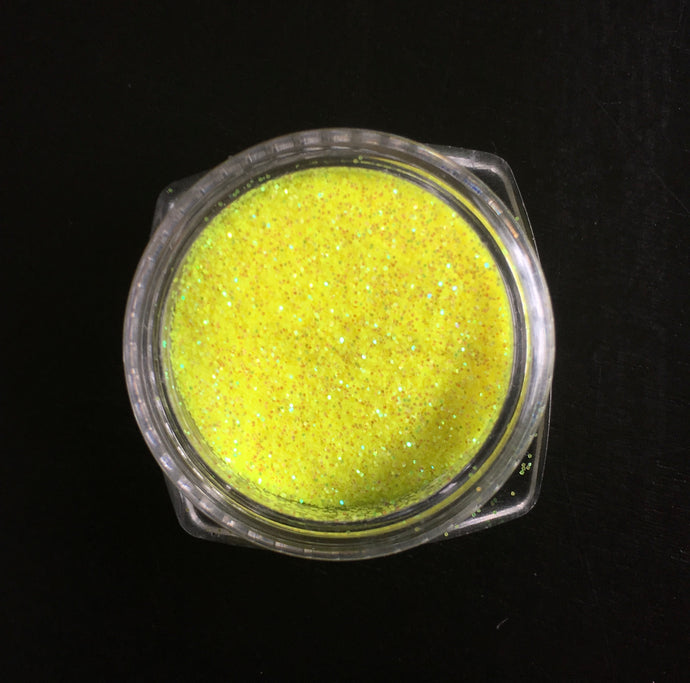 Glitter Fluorescent Yellow