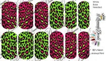 80's Neon Animal Print Decal