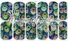 Abstract Peacock Print