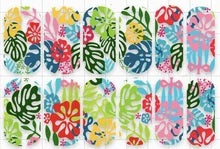 Aloha shirt print with negative space