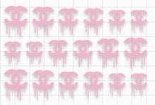 Drippy logo Baby Pink