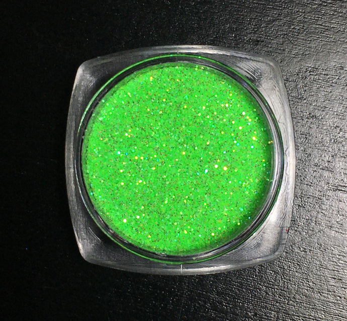Glitter Fluorescent Green