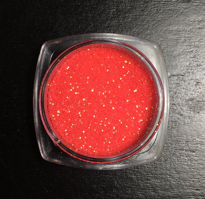 Glitter Fluorescent Peach