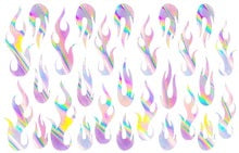 Holographic ghost flame Decals
