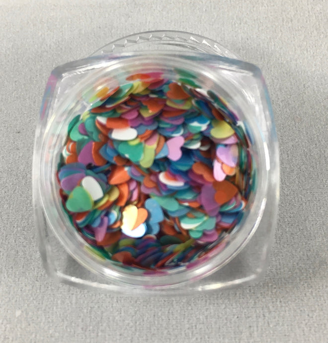 Heart Flakes Multicolor