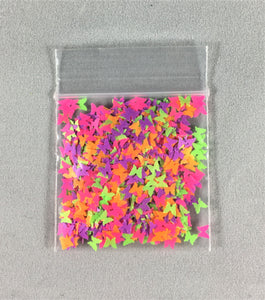Butterflies Flakes Neon