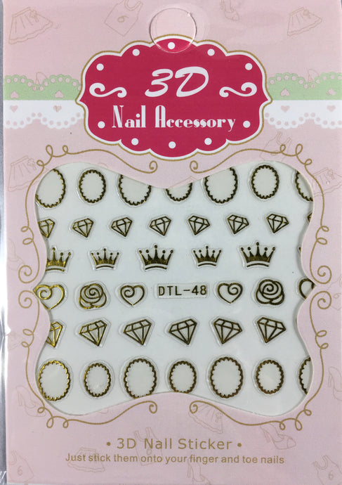 Crown 3D Sticker small