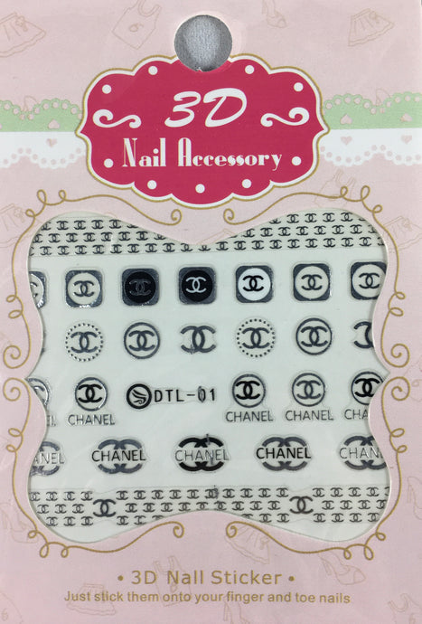 Chanel 3D Sticker small