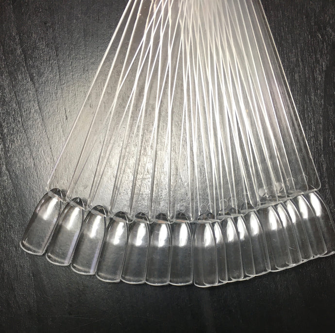 Square Clear Nails Catalog