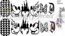 Mickey, Minnie and the castle