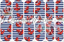 Nautical stripe Anchor